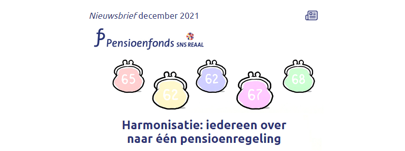 Digitale Nieuwsbrief December 2021 | Pensioenfonds-snsreaal.nl